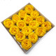 10x Craft Soap Flower - Ext Large Peony - Yellow