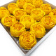 10x Craft Soap Flower - Ext Large Peony - Yellow