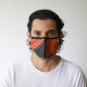 Reusable Fashion Face Mask - Orange Mandala (Adult)