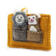 Pouch with Finger Puppets - Bear &amp; Sheep