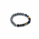 Faceted Gemstone Bracelet - Magnetic Rainbow