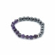 Faceted Gemstone Bracelet - Magnetic Amethyst