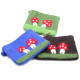 Natural Felt Zipper Pouch (asst) - Mystic Mushrooms