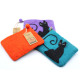 Natural Felt Zipper Pouch (asst) - Black Cat