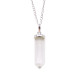 Gemstone Classic Point Pendant - Rock Quartz