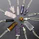 Gemstone Classic Point Pendant - Rock Quartz