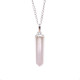 Gemstone Classic Point Pendant - Rose Quartz