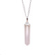 Gemstone Classic Point Pendant - Rose Quartz