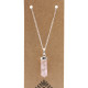 Gemstone Classic Point Pendant - Rose Quartz