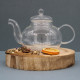 Glass Infuser Teapot - Round Pearl - 800ml