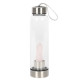 Rose Quartz Purifying Glass Water Bottle