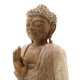 Buddha Statue Whitewash - 30cm Teaching Transmission