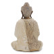 Buddha Statue Whitewash - 40cm Welcome