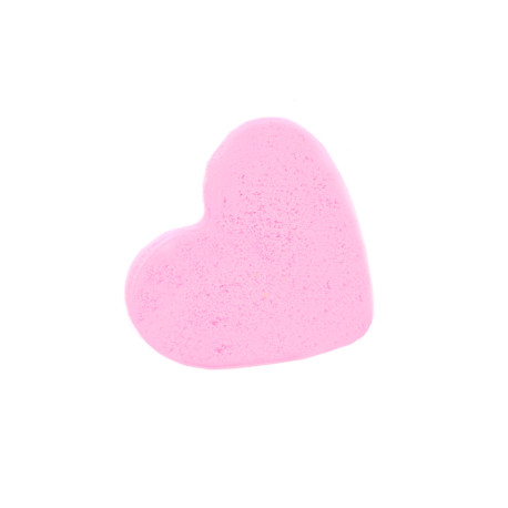 5x Love Heart Bath Bomb 70g - Bubblegum