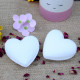 5x Love Heart Bath Bomb 70g - Coconut