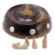 Cone &amp; Stick Burner- Asst Design - Mango Wood