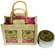 Two Jar Jute Gift Bag - Natural