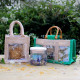 One Window Jar &amp; Gift Bag 12x12x13cm