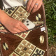 Chocolate Kilim Messenger Festival Bag