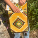 Yellow Kilim Messenger Festival Bag