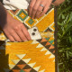 Yellow Kilim Messenger Festival Bag