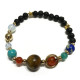 Lava Stone Bracelet - Gold Solar System