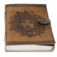 Leather Greenman Notebook (6x8&quot;)