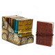 Mini Assorted Leather Notebook (4x3&quot;) - 1 piece