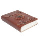 Leather Tigereye with Belts Notebook (6x4&quot;)