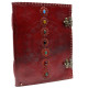 Huge 7 Chakra Leather Book - 10x13 (200 pages)