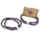 Magnetic Gemstone Bracelet - Amethyst