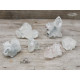 White Appophyllite Clusters 20-30mm