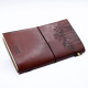 Handmade Leather Journal - True Friends - Brown (80 pages)