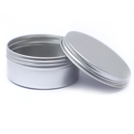 Aluminium Tin Box Round with Screw Top - 70x35mm