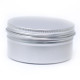 Aluminium Tin Box Round with Screw Top - 70x35mm