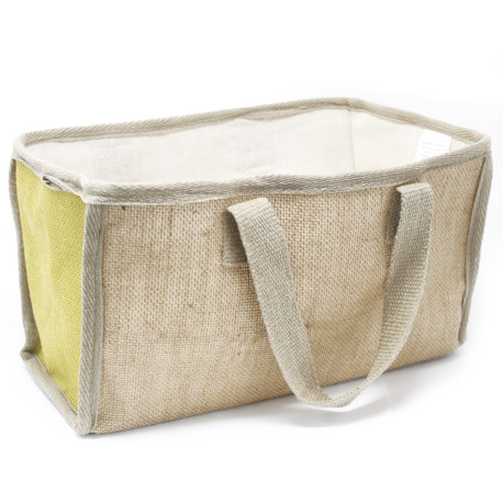 Lrg Shopping Basket - 33x18x20cm - Olive