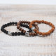 Brown Beads &amp; Buddah Bangle