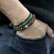 Brown Beads &amp; Buddah Bangle