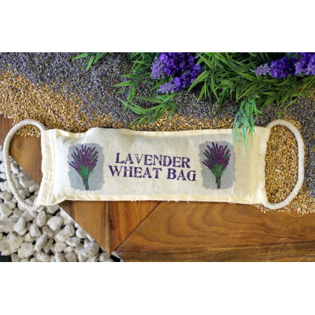 Natural Cotton Wheat Bags - Lavender