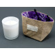 Natural Jute Cotton Gift Bag - Lavender Lining - Medium