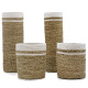 Seagrass Set - 2 Vase &amp; 2 Bins