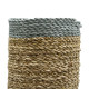 Seagrass &amp; Abu-Abu Raffia Set - 2 Vase &amp; 2 Bins