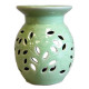 Floral Oil Burner - Lime