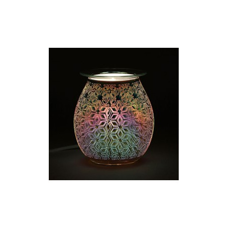 Geometric Flower Light-up Electric Oil Burner