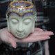 Buddha Oil Burner - Ivory &amp; Mint