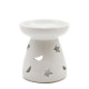 Sm Classic White Oil Burner - Moon &amp; Star