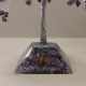 Gemstone Tree with Organite Base - 320 Stone - Amethyst