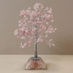 Gemstone Tree with Organite Base - 320 Stone - Rose Quartz