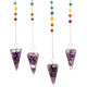 Orgonite Power Chakra Pendulum - Amethyst