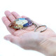 Orgonite Power Keyring - Gemstone Chakra Hamsa